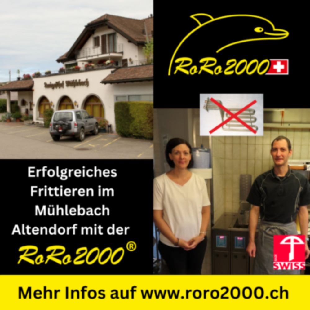 Erfolgreiches Frittieren im Mühlebach Altendorf mit der RoRo2000® der neuen Generation